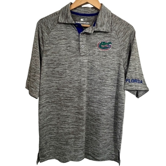 University of Florida Gators Colosseum Men’s Grey Polo Shirt Size Small - Picture 1 of 10